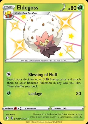 Eldegoss #SV011/SV122 Pokémon card