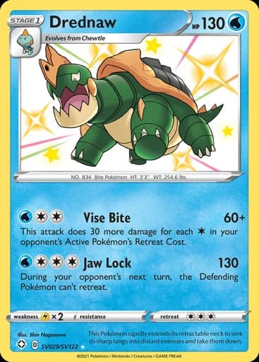 Drednaw #SV029/SV122 Pokémon card