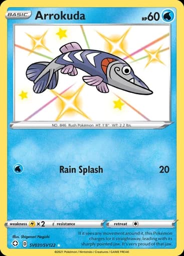 Arrokuda #SV031/SV122 Pokémon card