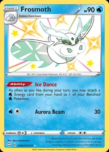 Frosmoth #SV034/SV122 Pokémon card