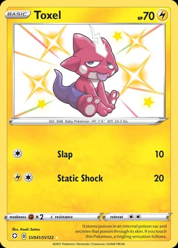 Toxel #SV041/SV122 Pokémon card