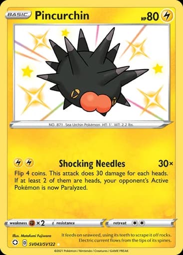 Pincurchin #SV043/SV122 Pokémon card