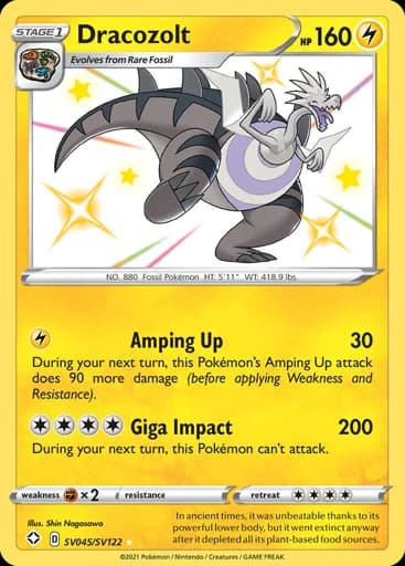 Dracozolt #SV045/SV122 Pokémon card