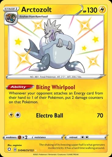 Arctozolt #SV046/SV122 Pokémon card