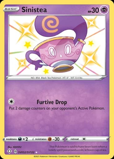 Sinistea #SV052/SV122 Pokémon card