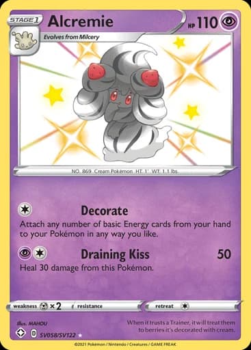 Alcremie #SV058/SV122 Pokémon card