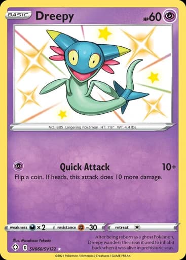 Dreepy #SV060/SV122 Pokémon card