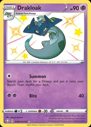 Drakloak #SV061/SV122 Pokémon card
