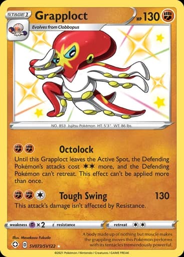 Grapploct #SV073/SV122 Pokémon card