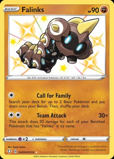 Falinks #SV074/SV122 Pokémon card