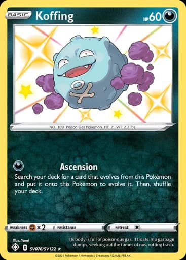 Koffing #SV076/SV122 Pokémon card