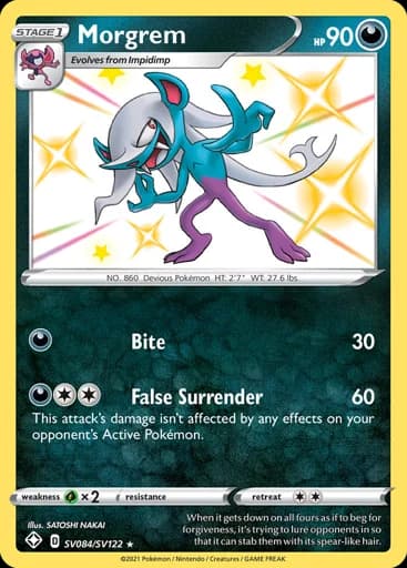 Morgrem #SV084/SV122 Pokémon card