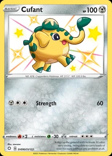 Cufant #SV090/SV122 Pokémon card