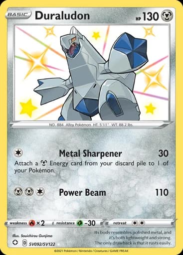 Duraludon #SV092/SV122 Pokémon card