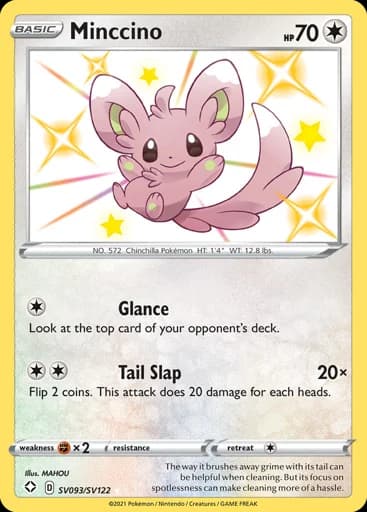 Minccino #SV093/SV122 Pokémon card