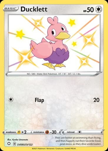 Ducklett #SV095/SV122 Pokémon card
