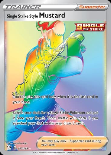Single Strike Style Mustard