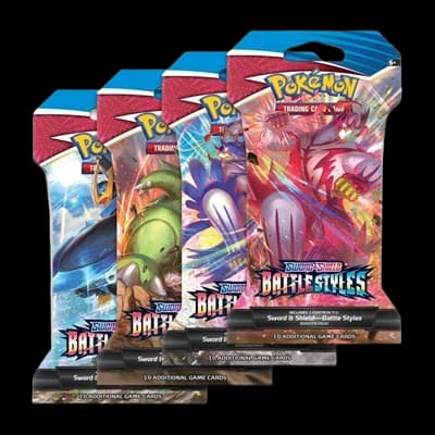 Battle Styles Sleeved Booster Pack Art Bundle (Set of 4) – Booster Pack