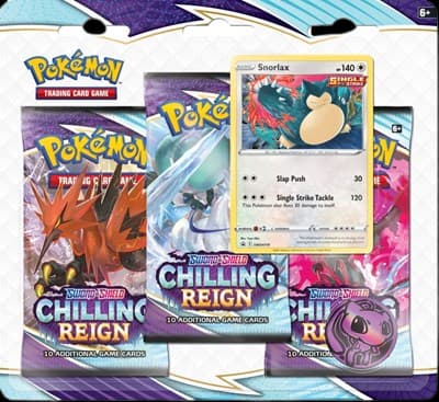 Chilling Reign 3-Pack Blister - Snorlax – Blister