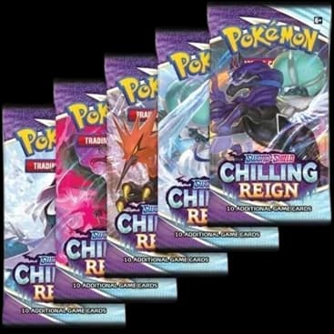 Chilling Reign Booster Pack Art Bundle (Set of 5)