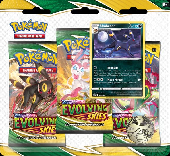 Evolving Skies 3-Pack Blister - Umbreon – Blister