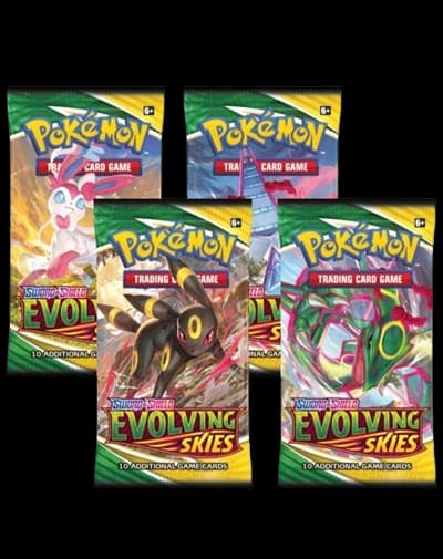 Evolving Skies Booster Pack Art Bundle (Set of 4) – Booster Pack