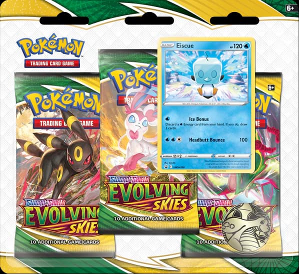 Evolving Skies 3-Pack Blister - Eiscue – Blister