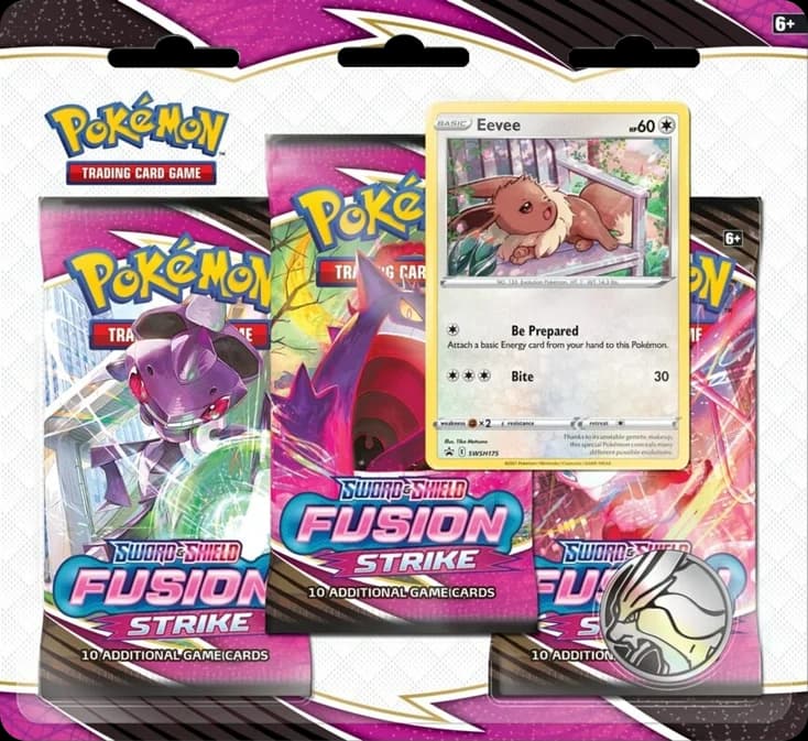 Fusion Strike 3-Pack Blister - Eevee – Blister