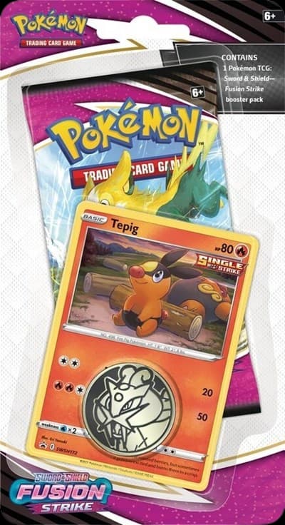 Fusion Strike Single Pack Blister - Tepig – Blister
