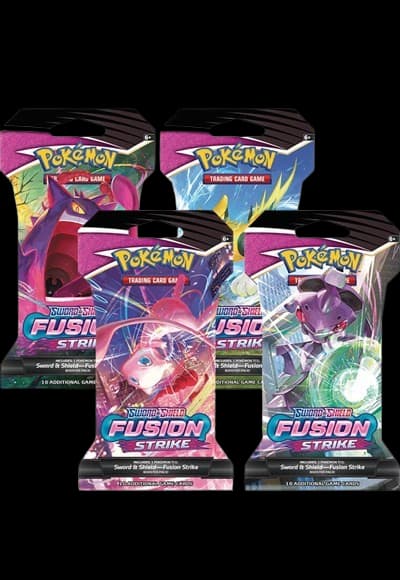 Fusion Strike Sleeved Booster Pack Art Bundle (Set of 4) – Booster Pack