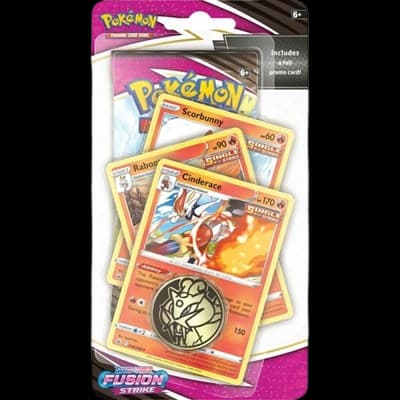 Fusion Strike Premium Checklane Blister - Cinderace
