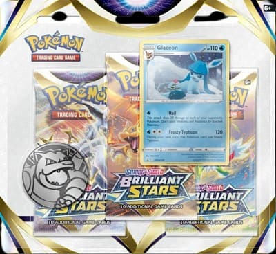 Brilliant Stars 3-Pack Blister - Glaceon – Blister