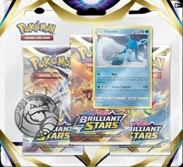 Brilliant Stars 3-Pack Blister - Glaceon