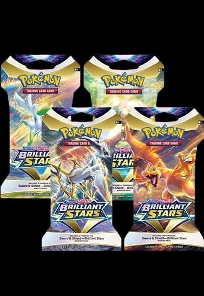 Brilliant Stars Sleeved Booster Pack Art Bundle (Set of 4) – Booster Pack