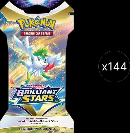 Brilliant Stars Sleeved Booster Pack Case – Booster Pack
