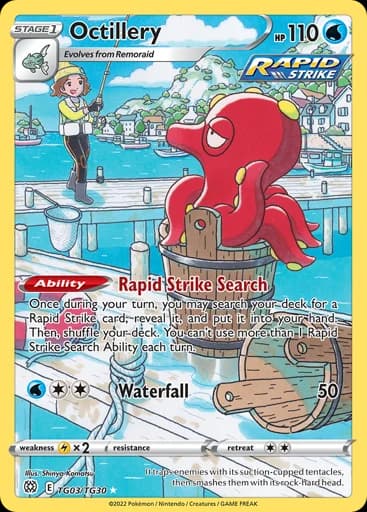 Octillery #TG03/TG30 Pokémon card