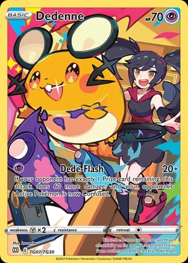 Dedenne #TG07/TG30 Pokémon card