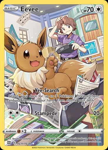 Eevee #TG11/TG30 Pokémon card