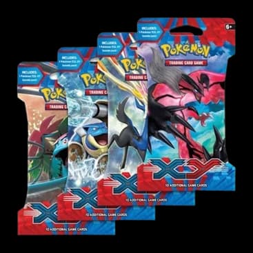 XY Sleeved Booster Pack Art Bundle (Set of 4)