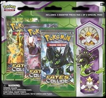 Fates Collide 3-Pack Pin Blisters - Mega Alakazam