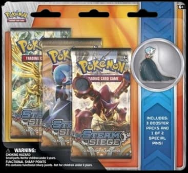 Steam Siege Collectible Pin 3-Pack Blister - Shiny Mega Gardevoir