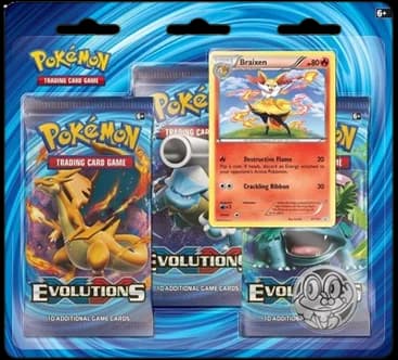 Evolutions 3-Pack Blister - Braixen