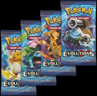 Evolutions Booster Pack Art Bundle (Set of 4) – Booster Pack