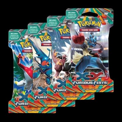 Furious Fists Sleeved Booster Pack Art Bundle (Set of 4) – Booster Pack