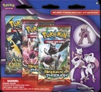 BREAKthrough Three Pack Pin Blisters - Mega Mewtwo X